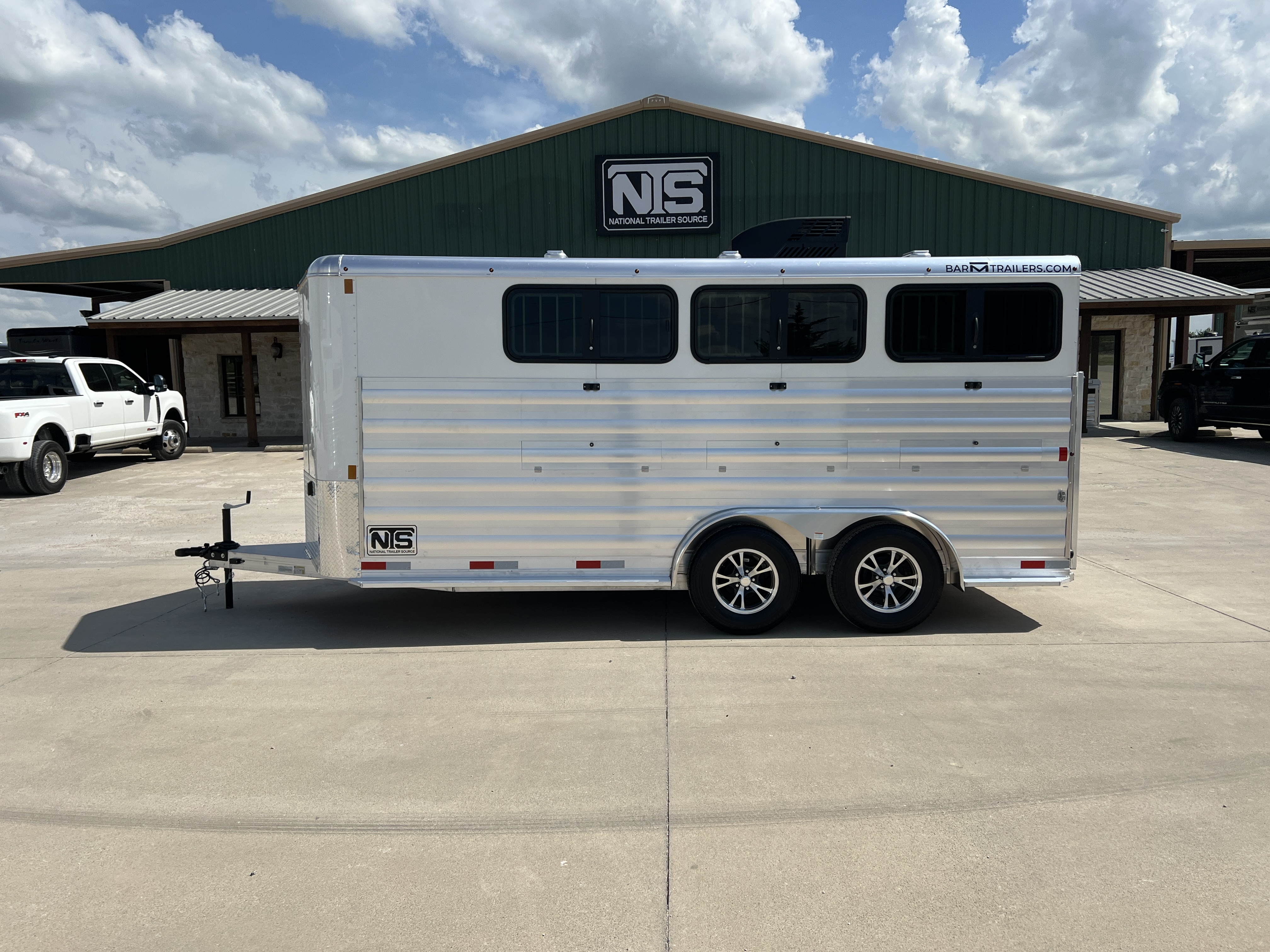 2026 Bar-M 6 Pen Livestock Bumper Pull Trailer